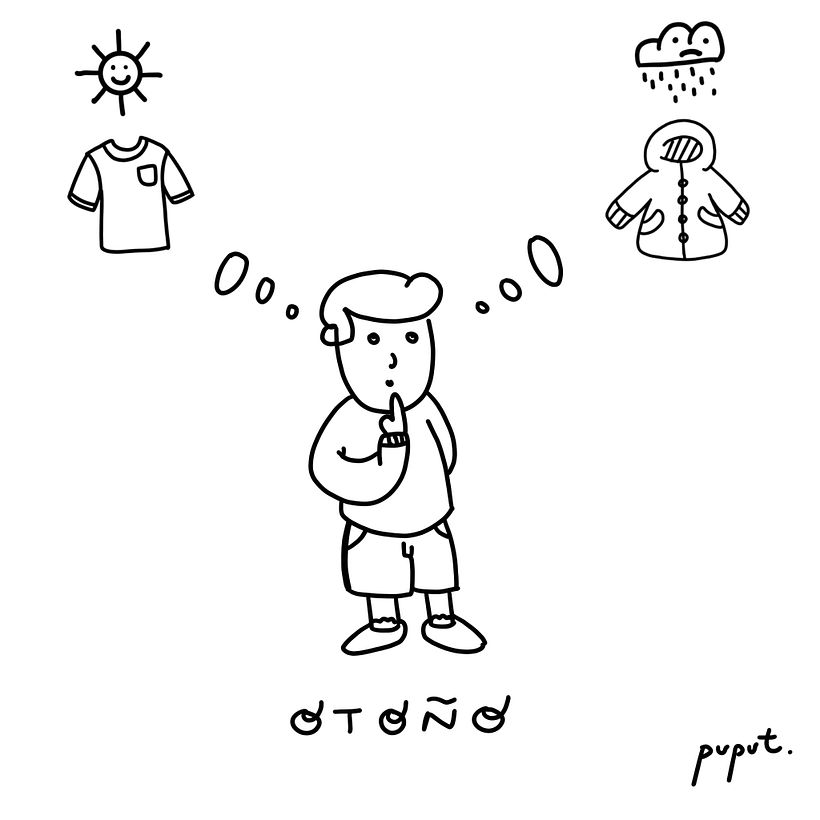 Día 1 OTOÑO           instagram: @puputdraws