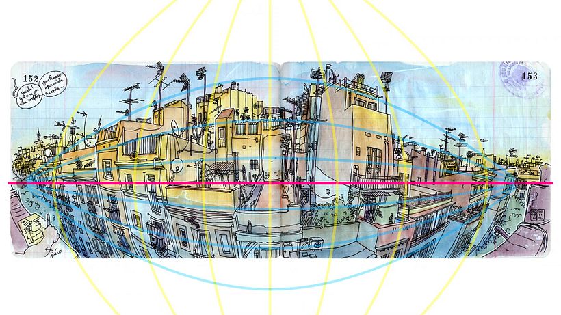 Urban Sketching Tutorial: Using Different Perspective Techniques 13