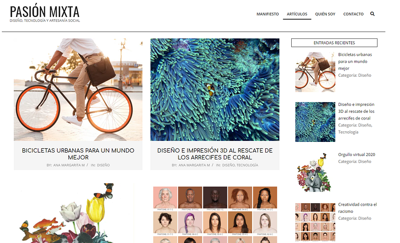 Creación de una web profesional con WordPress: Pasión mixta 1