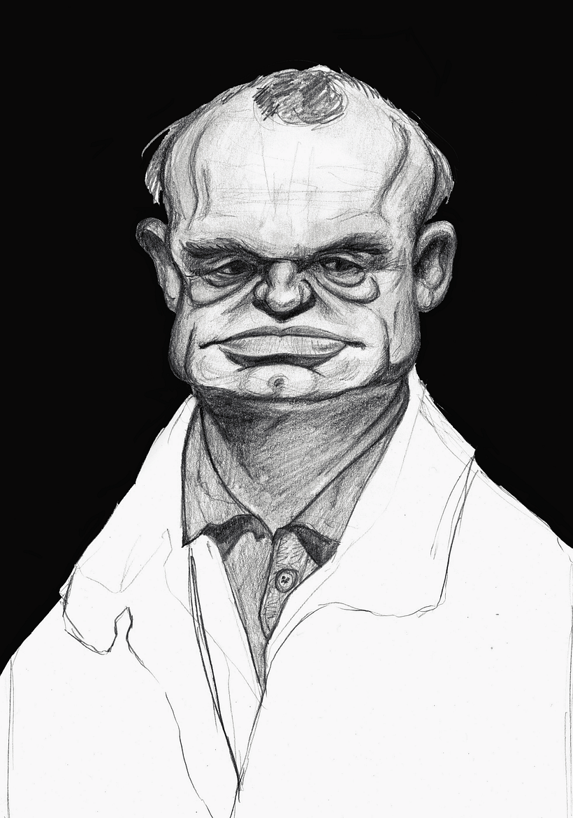 Dominique Pinon, a Caricature Project 0