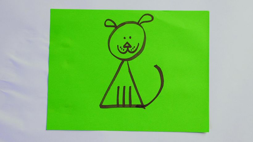 ...a dog...