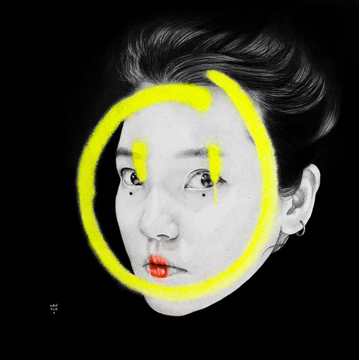 NOTHING TO SMILE FOR 30 x 30 cm