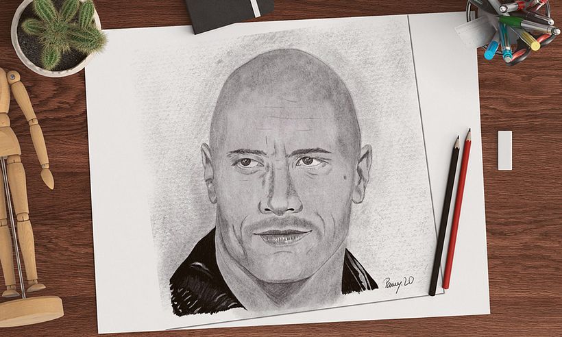 Dwayne - Rysunek cyfrowy