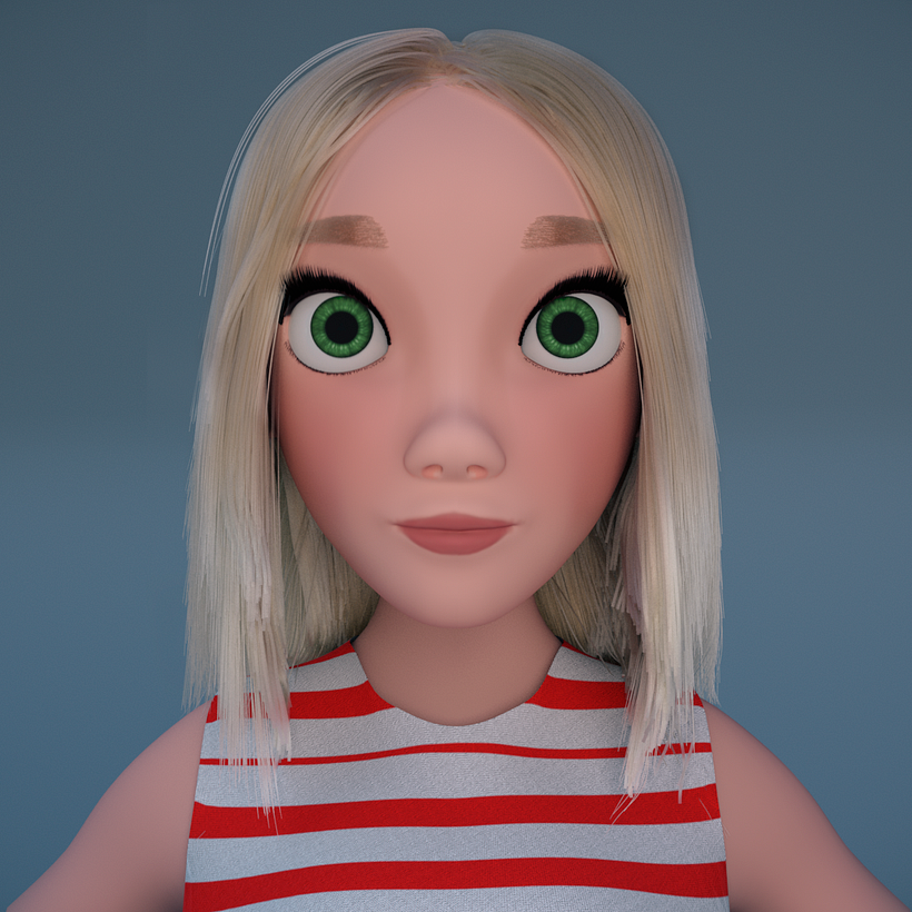 Stylized Character - Paula 1