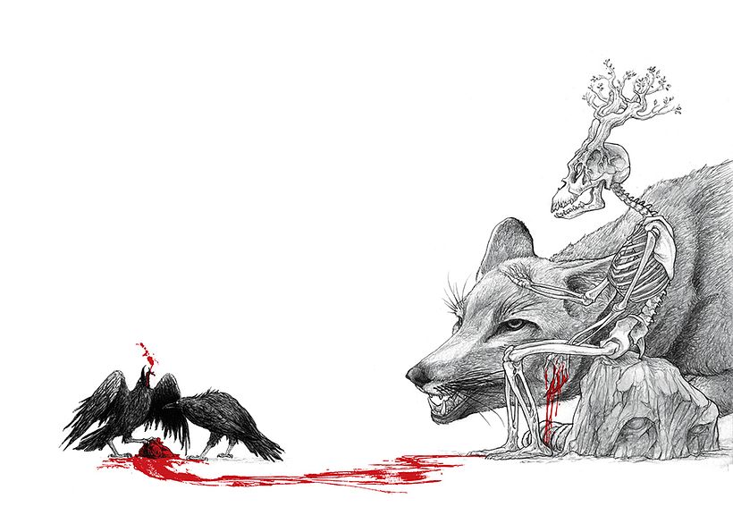 Escritura e ilustración del libro "Animal" 6