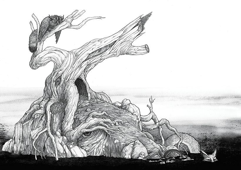 Escritura e ilustración del libro "Animal" 7