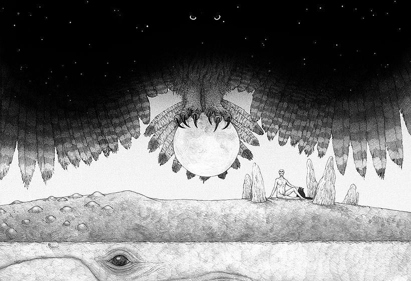 Escritura e ilustración del libro "Animal" 8