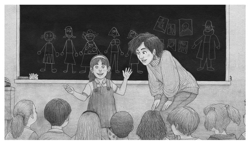 Ilustraciones para libro "Un diamante en el fondo de la tierra" 6