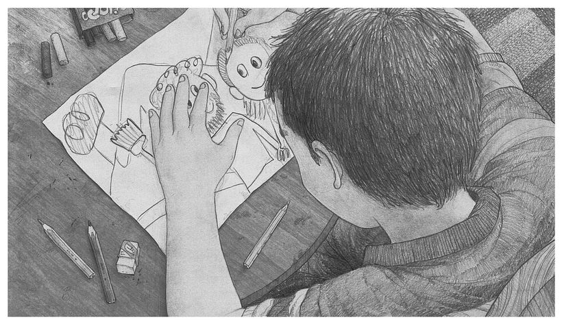 Ilustraciones para libro "Un diamante en el fondo de la tierra" 12