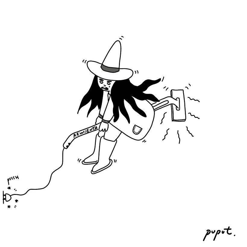 Día 5,    Bruja     #DMSTK31dias31dibujos