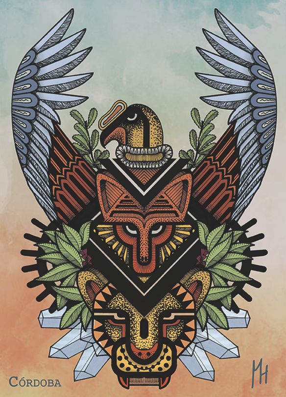 Mi Proyecto del curso: Ilustración Cordoba Totem Domestika
