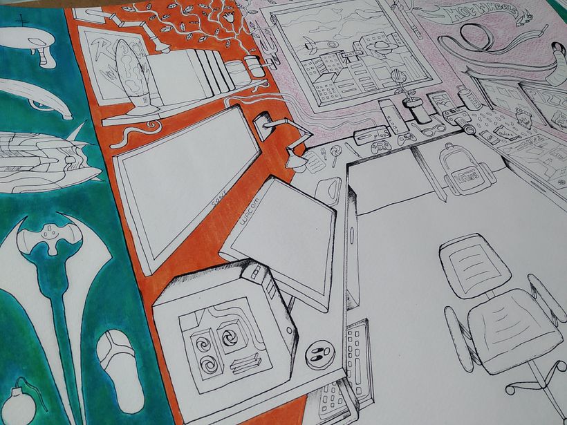 My dream studio: El arte del sketching: transforma tus bocetos en arte 3