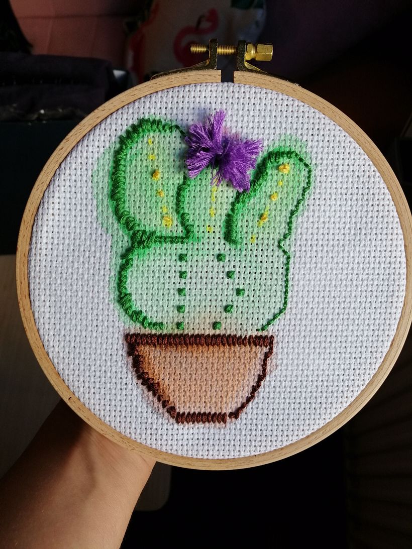 My project in Embroidery and Watercolor Basic Techniques course -1