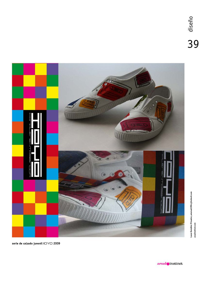 Producto_Zapatillas pintadas a mano para "IOYO Complementos & Moda" by MonicaTG