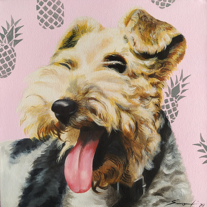 Acrílico sobre Lienzo, tamaño: 20x20 cm