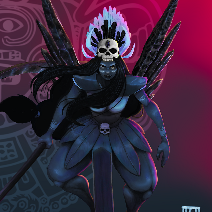 Ītzpāpālōtl - Obsidian Butterfly 1