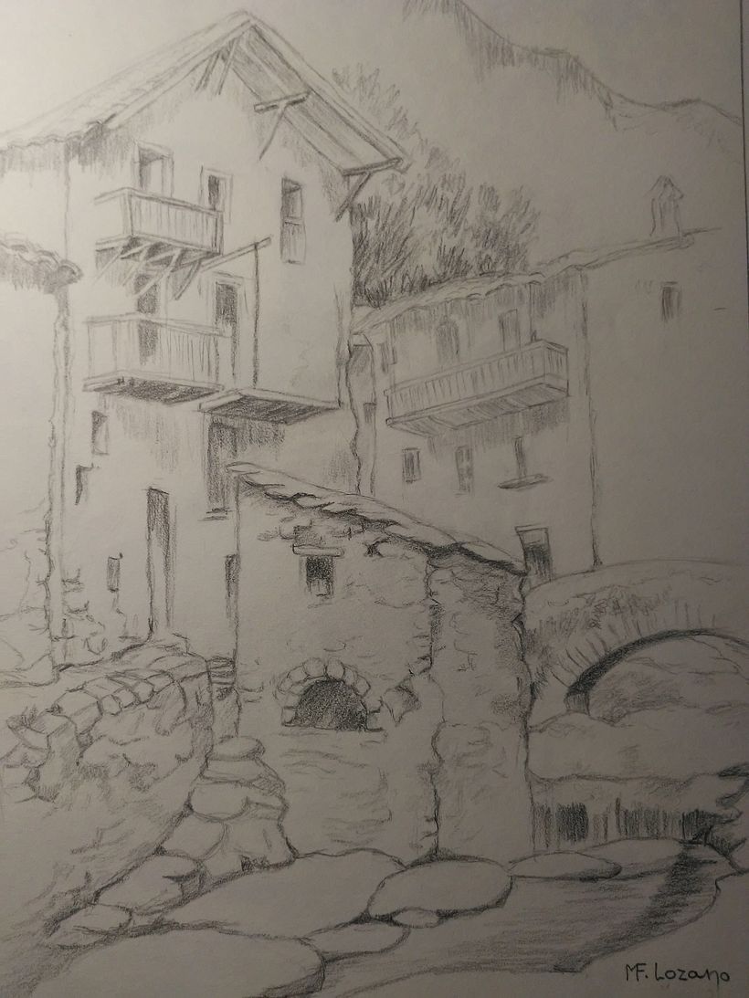 Casas en un pueblo