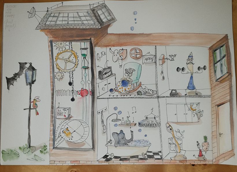 My project in The Art of Sketching: Transform Your Doodles into Art course 0