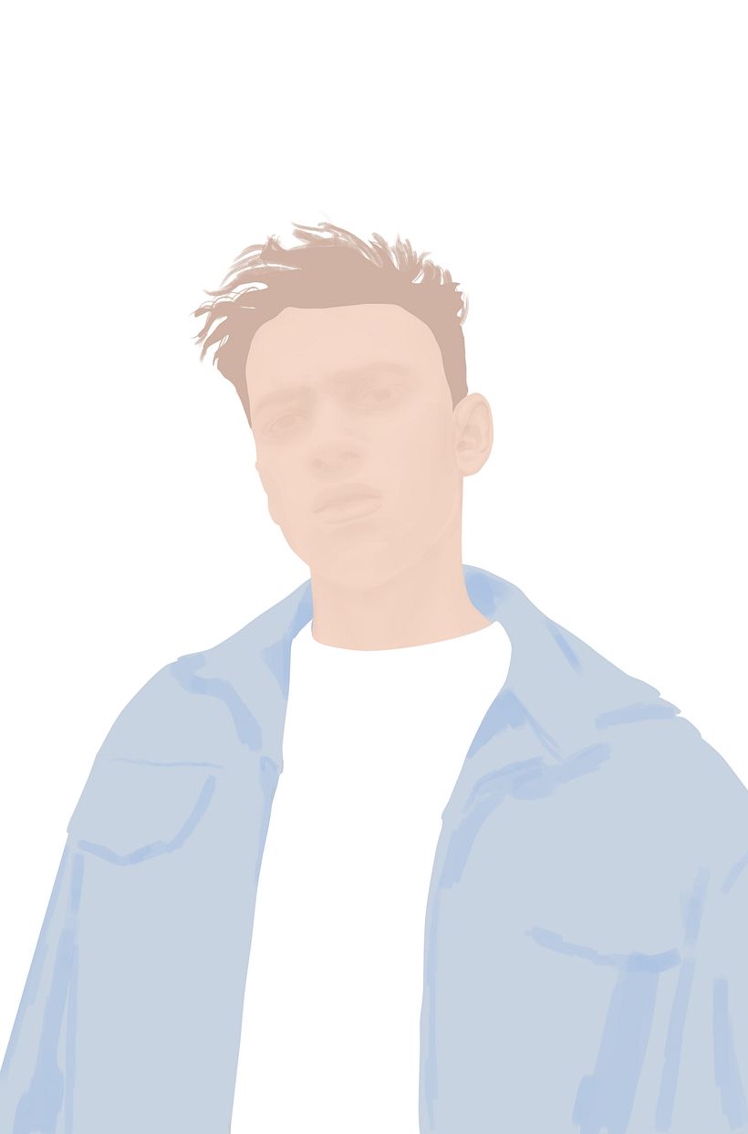 Mon projet de cours : Techniques de portrait illustré numérique 2