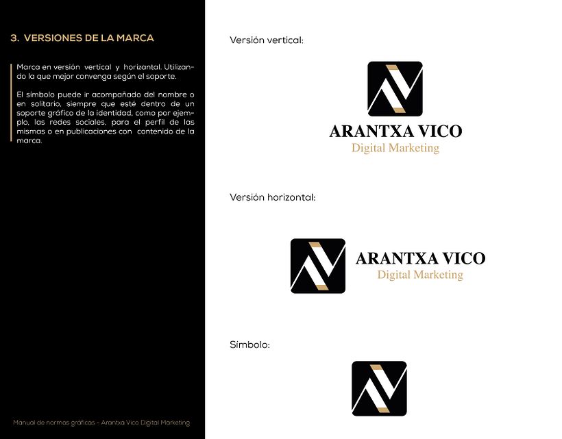 Branding · Arantxa Vico · Digital Marketing 3