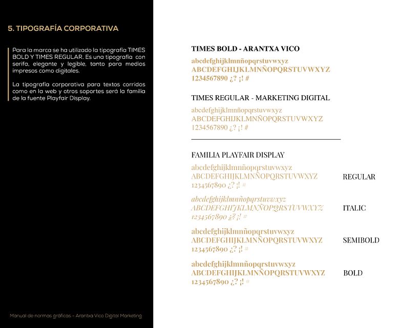 Branding · Arantxa Vico · Digital Marketing 5