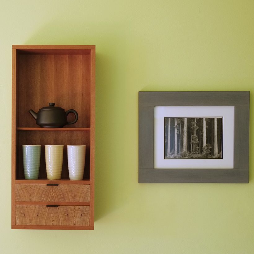 End Grain Wall Cabinet -1