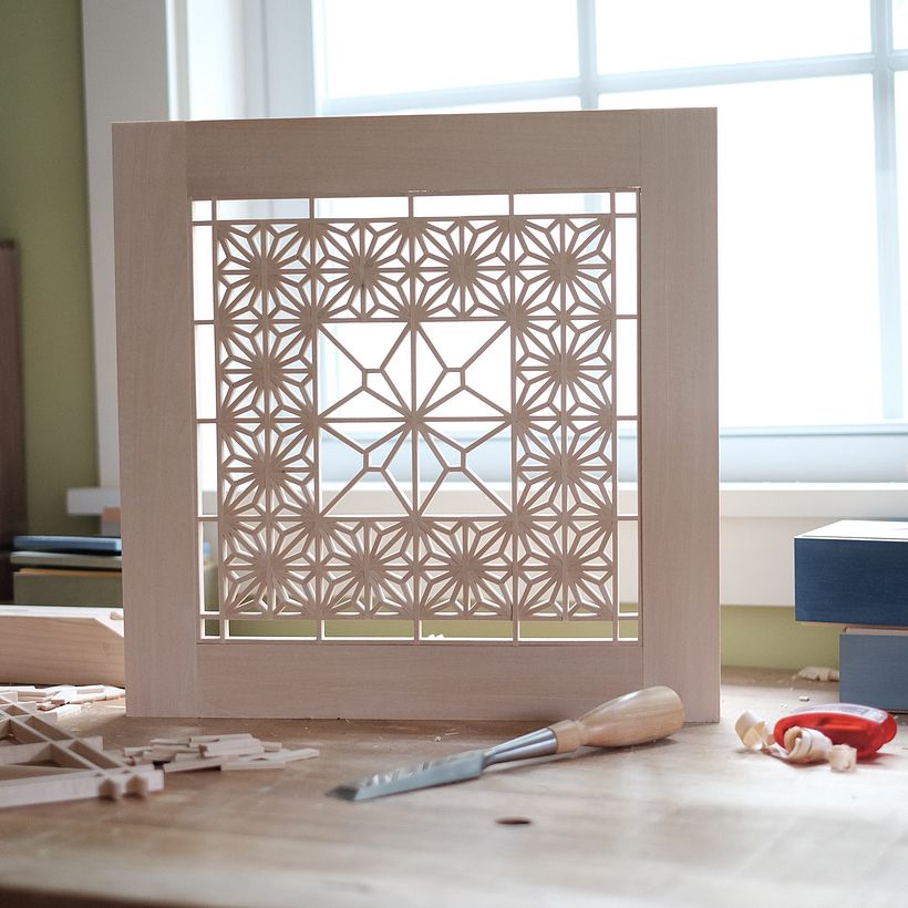 Dogwood Blossom Kumiko Panel 0