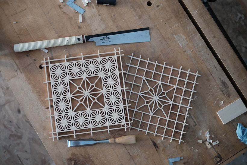 Dogwood Blossom Kumiko Panel 2