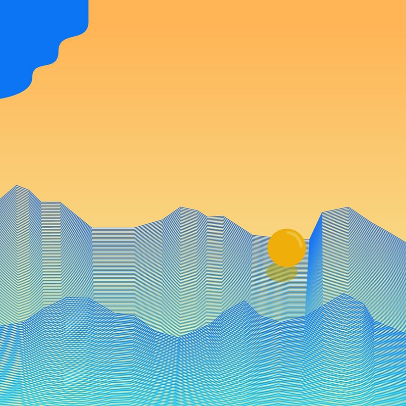 Serie Geométrica/abstracta - Portadas Discos 13