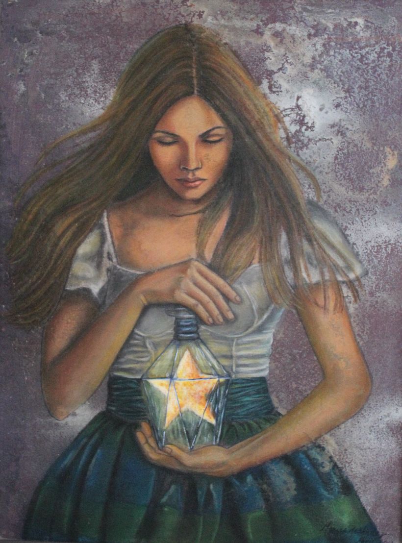 El Hallazgo, 2013, mixta sobre mdf