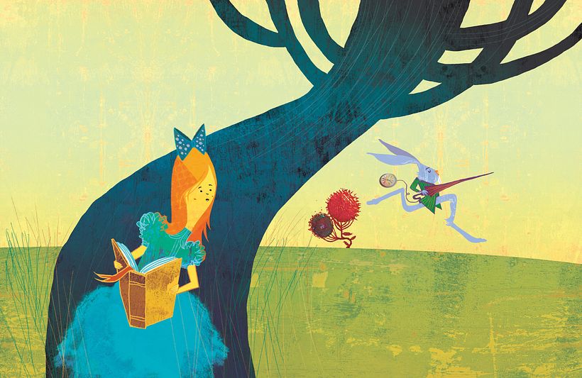 Fábulas - Alice no País das Maravilhas (Editora: Folha de São Paulo)  -1