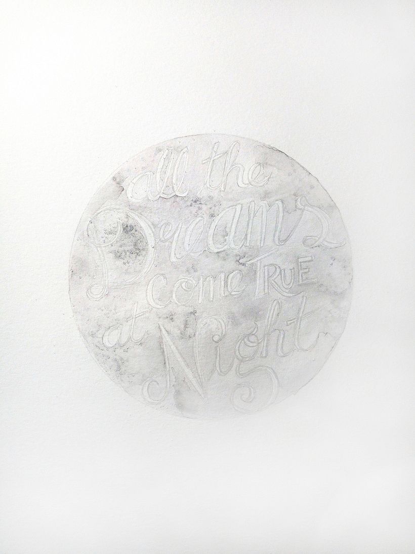 Inicio del proyecto final: Luna con lettering