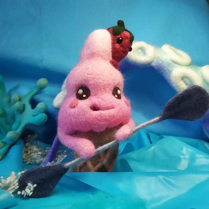 My project in Art Toy Creation: Needle Felting Technique course 0