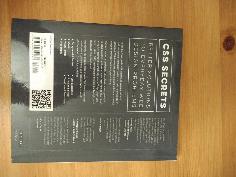 Vendo el libro "CSS Secrets" de Lea Verou 1