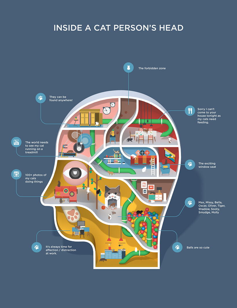 Inside a cat person's head 0