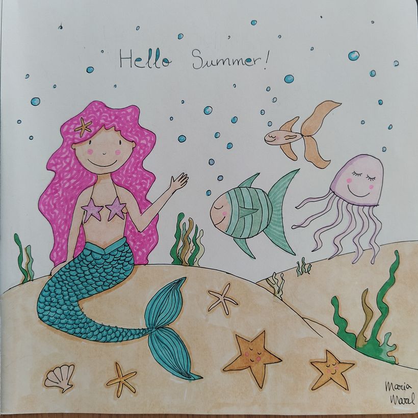 Dibujo al finalizar el curso