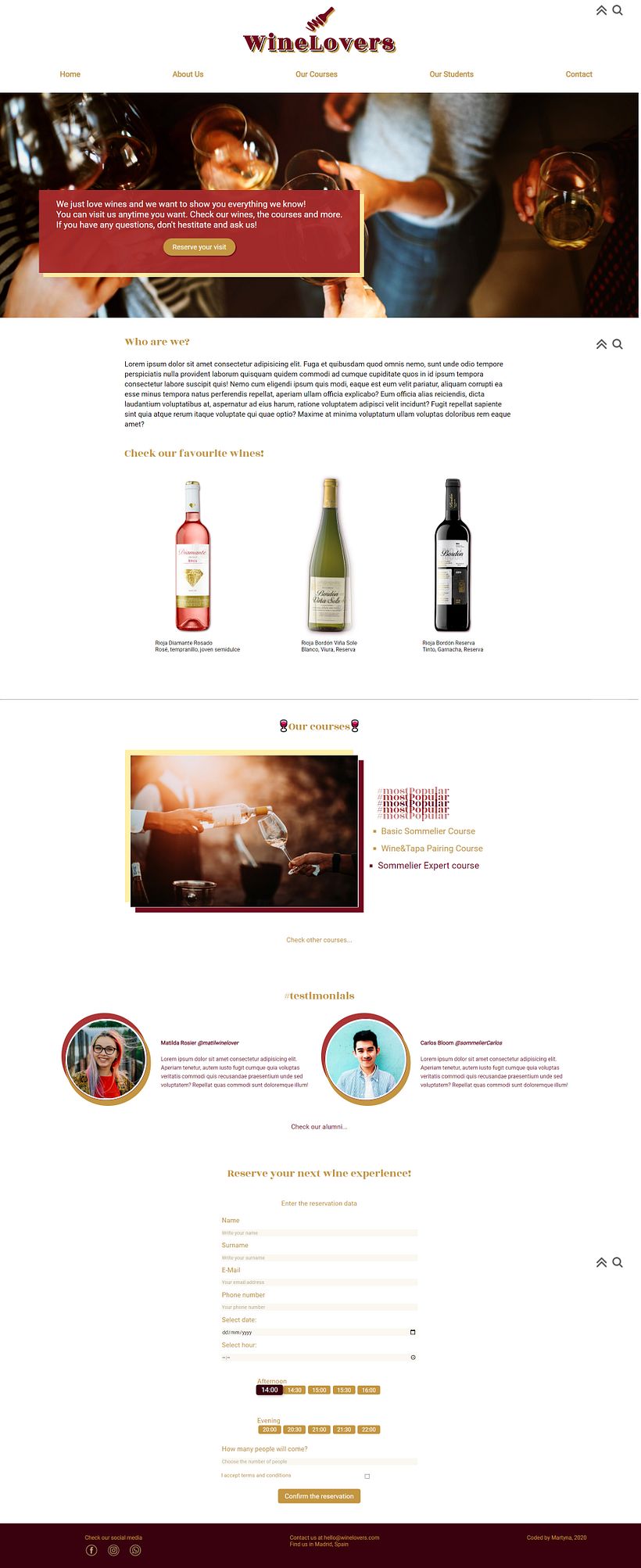 Mi Proyecto del curso: Técnicas de desarrollo web con HTML5 y CSS3 0
