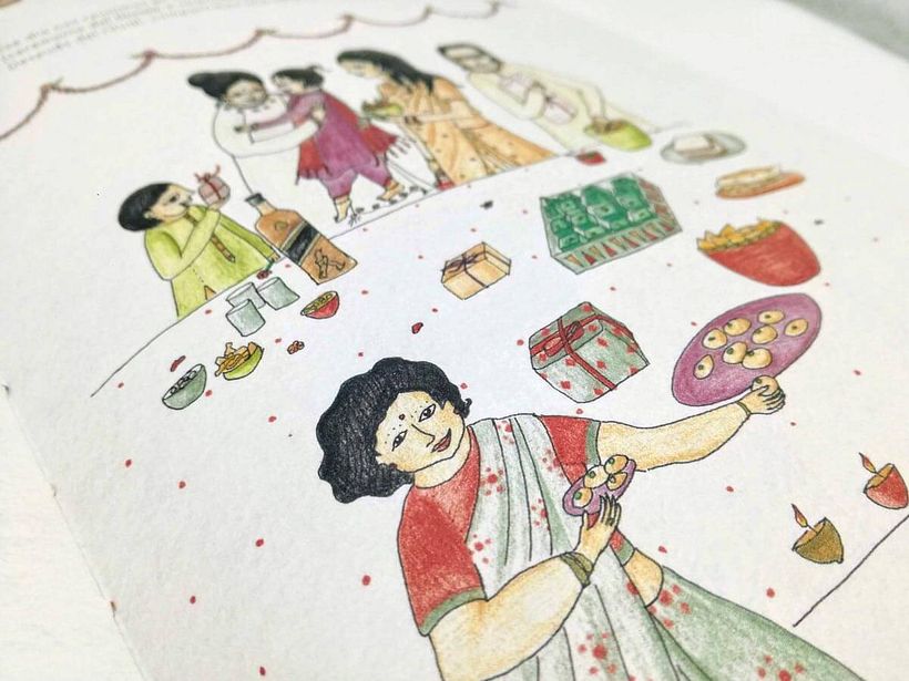 Las visitas de Nani, an illustrated diary of my grandmother's life 9