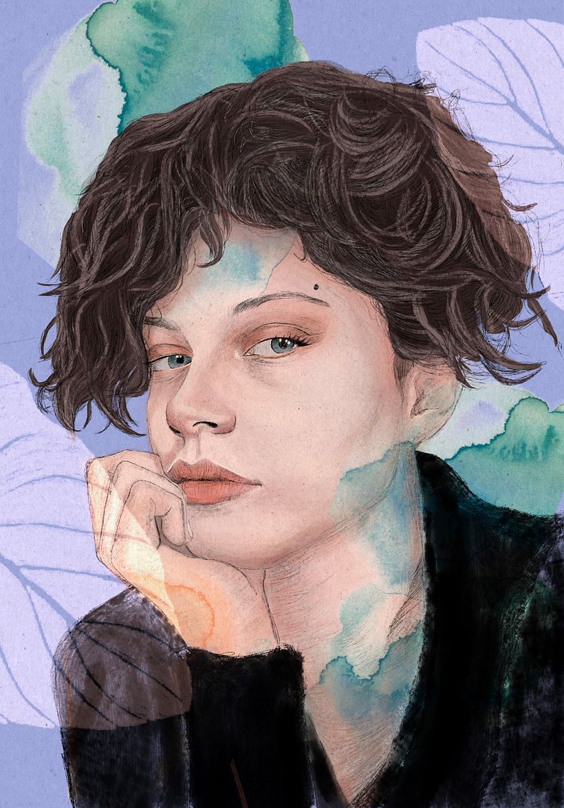 My project in Illustrated Portraits with Procreate course 0