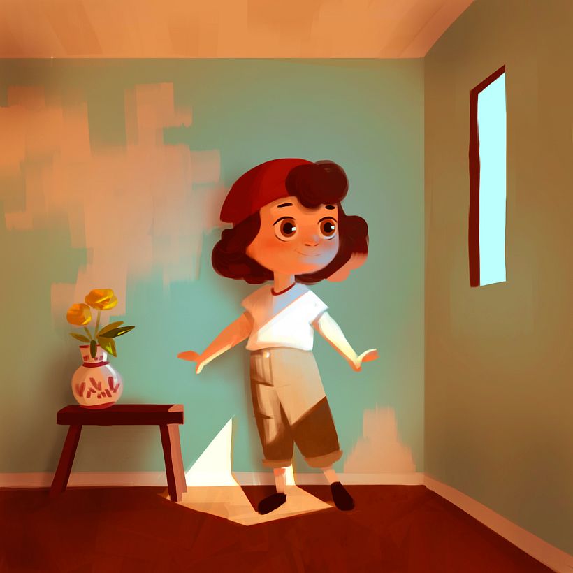 dentro de casa - luz solar