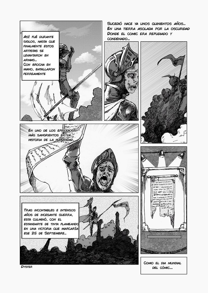 Concurso: Crea un cómic de una página y gana un curso 1