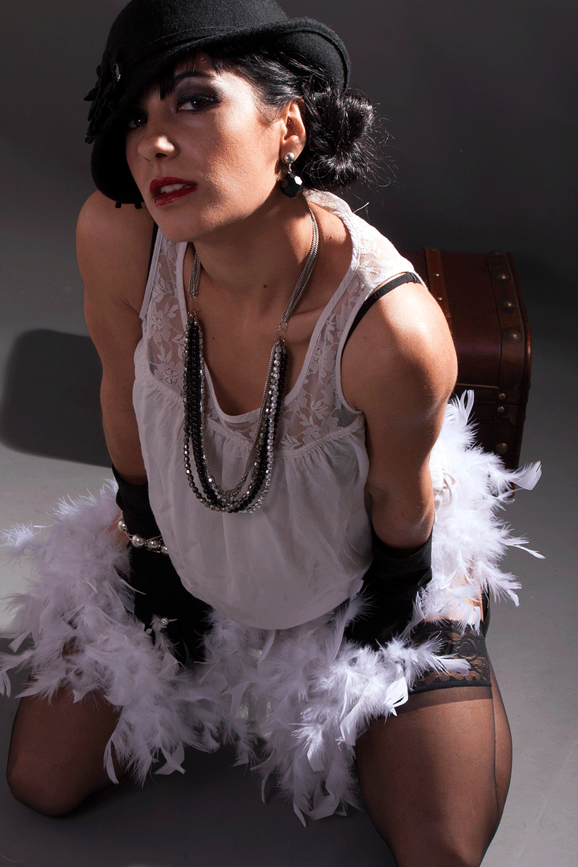 Tema: Años 20. / Modelo: Marta Ortiz.