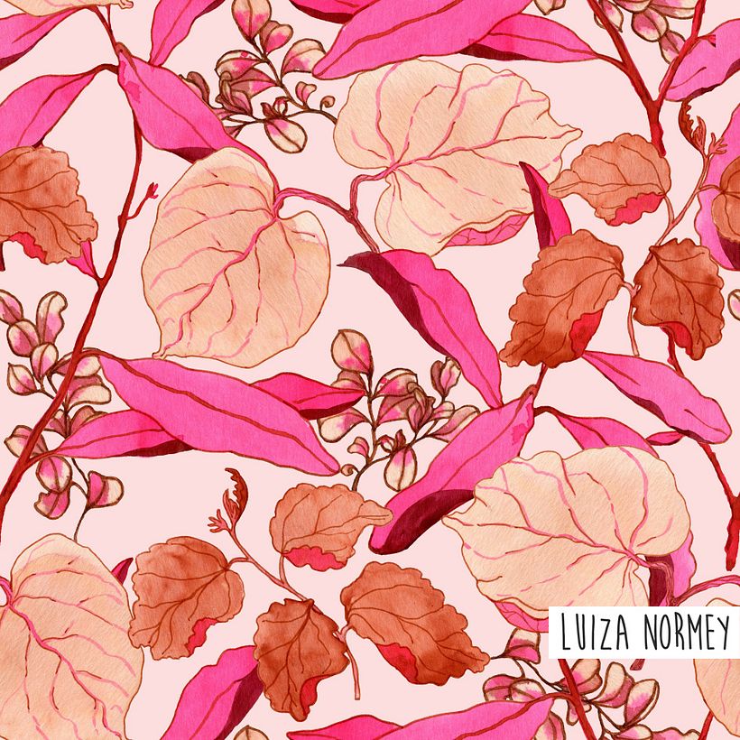 Estampas em aquarela - Projeto pessoal 3
