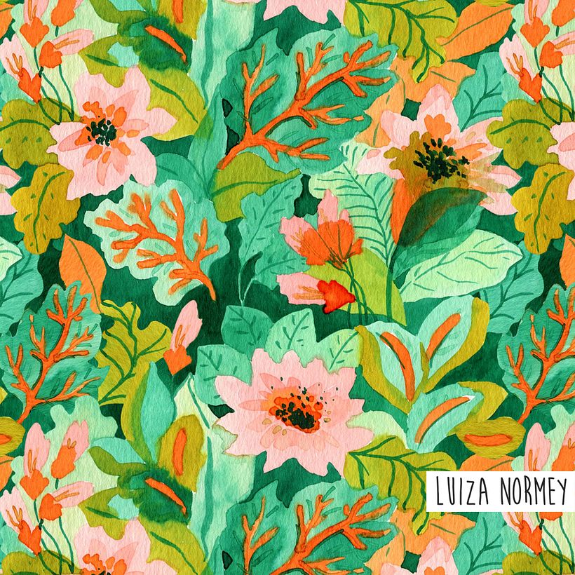 Estampas em aquarela - Projeto pessoal 7