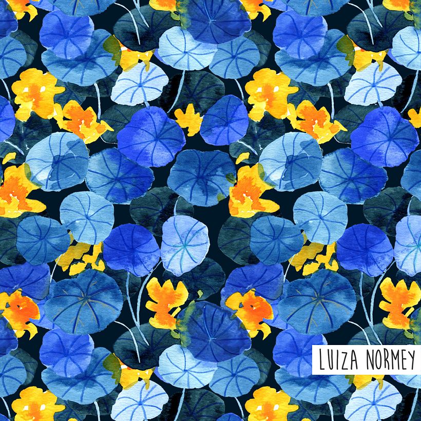 Estampas em aquarela - Projeto pessoal 11