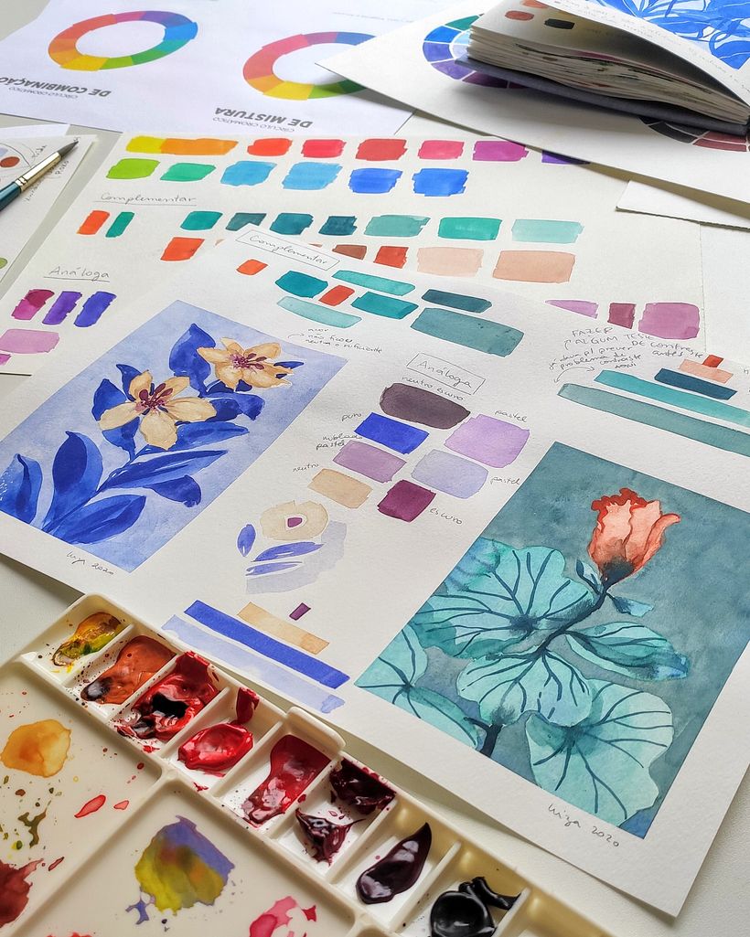 Aquarelas para meu Canal no Youtube 1