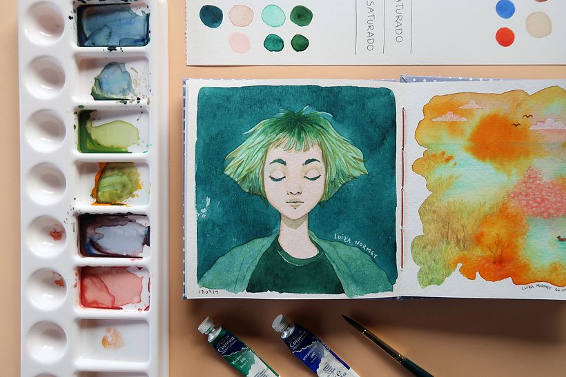 Aquarelas para meu Canal no Youtube 3