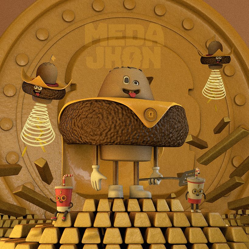 MedaJhon y los lingotes de papa