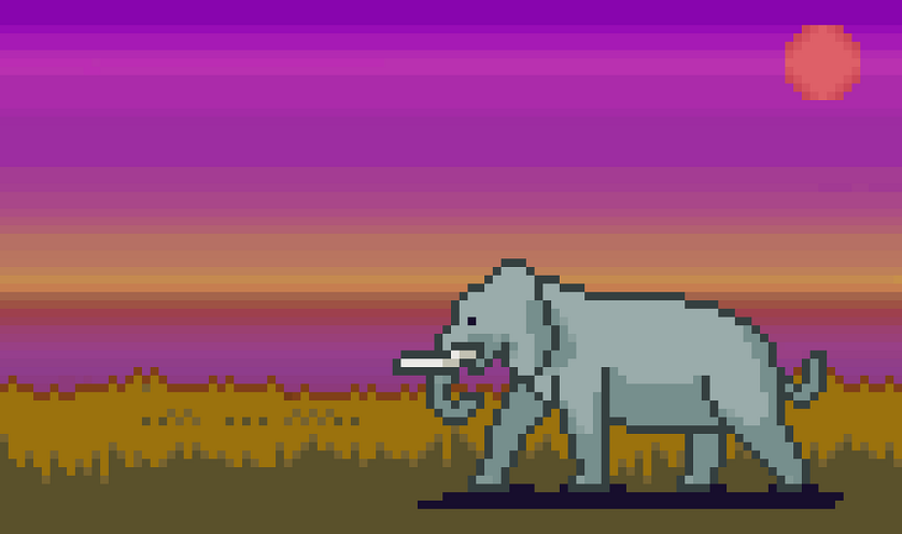My project in Introduction to Character Design in Pixel Art course 2