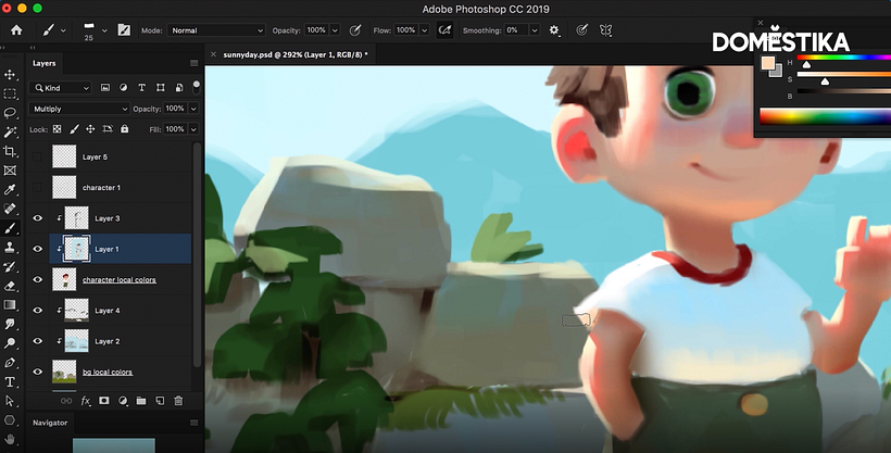 Tutorial Pintura digital: cómo usar la luz en un retrato digital 5